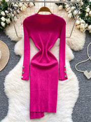 Bodycon Warm Knitted Dress