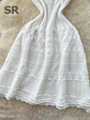 Hollow Out Knit Dress