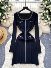 Senior Autumn Knitted Dress
