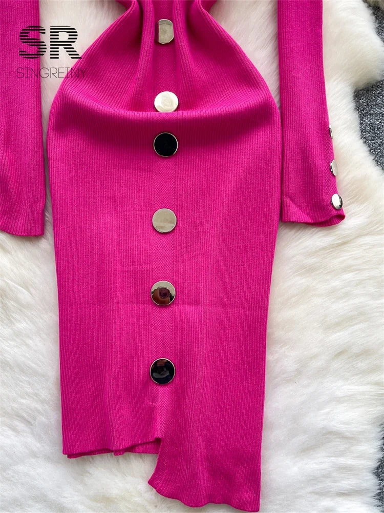 Bodycon Warm Knitted Dress