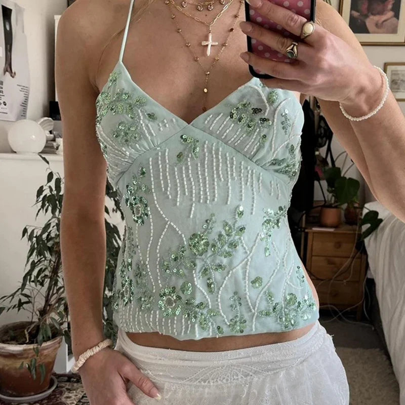 Sequin Camis Top
