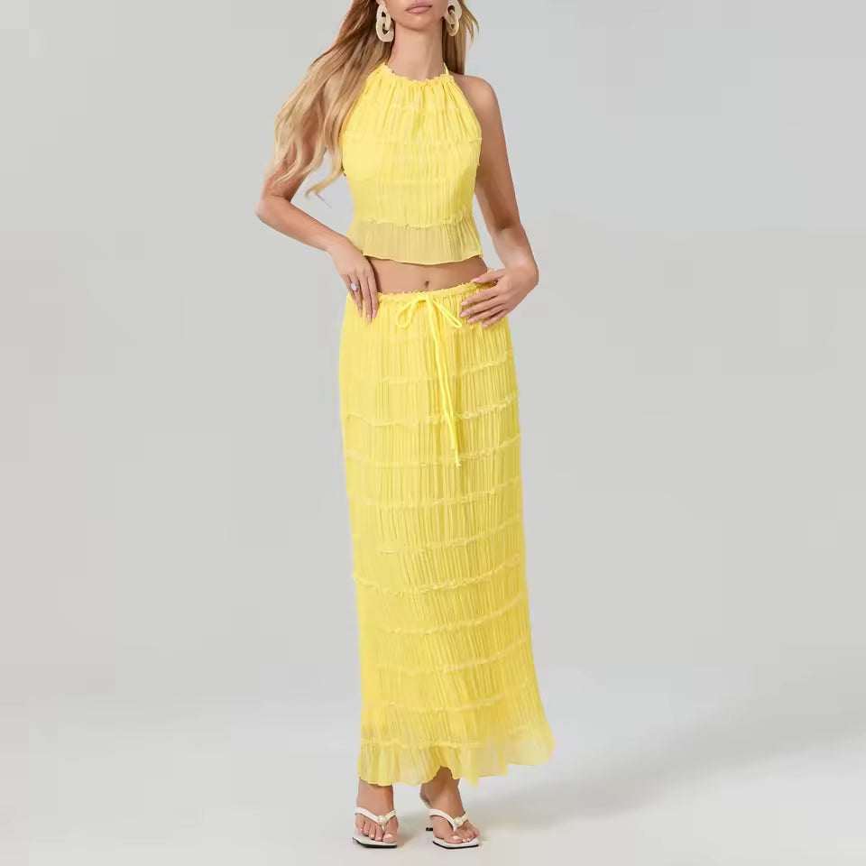 LunaFlair Backless Set