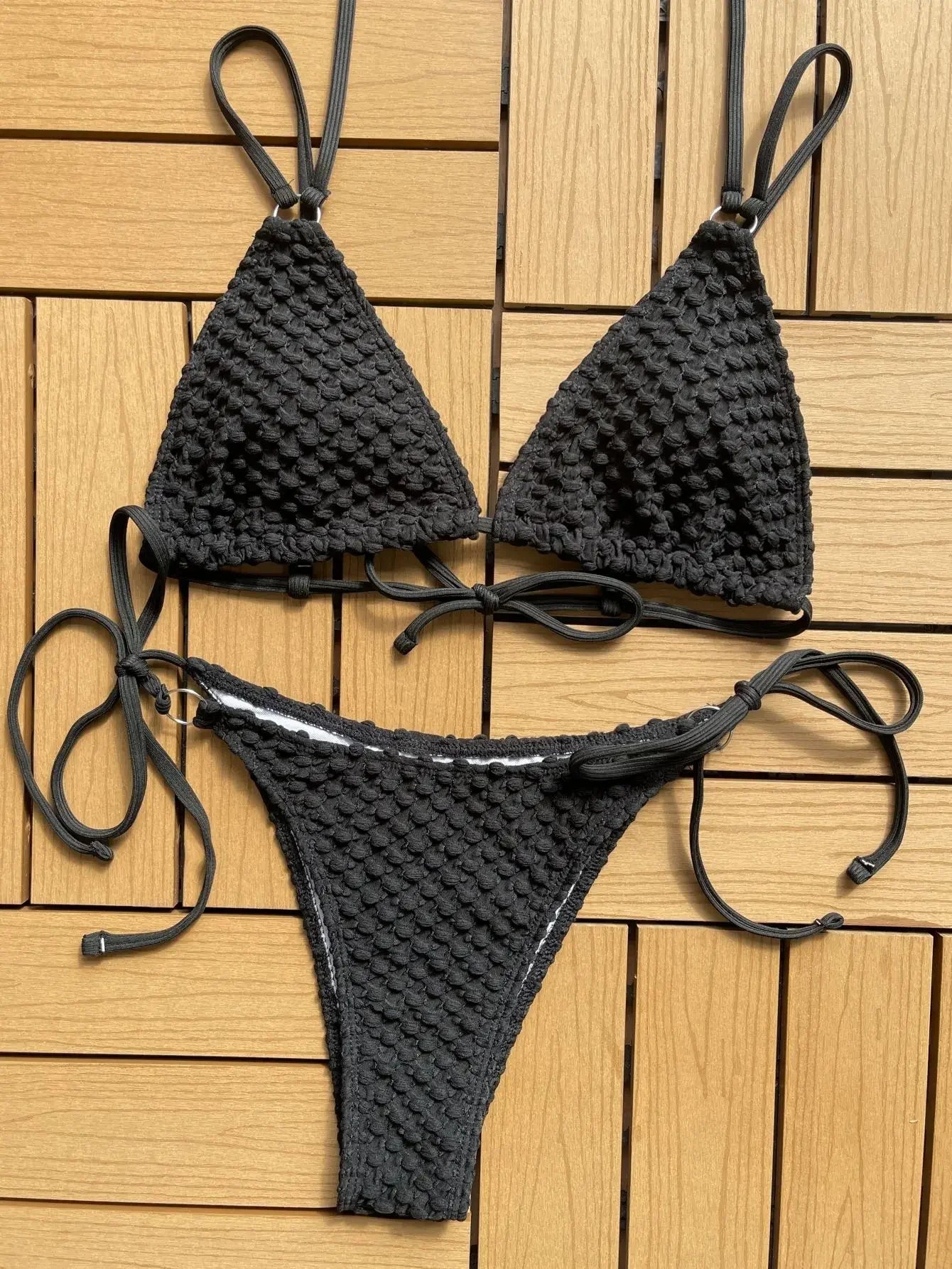 Sexy White Black Bikini