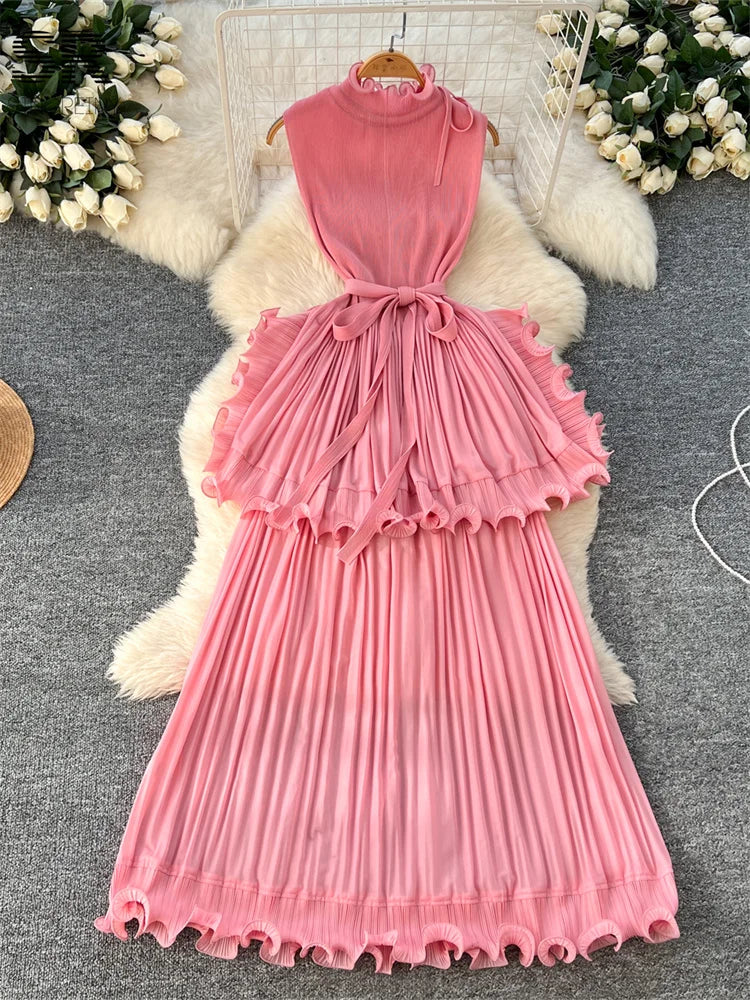 Ruffles Long Dress