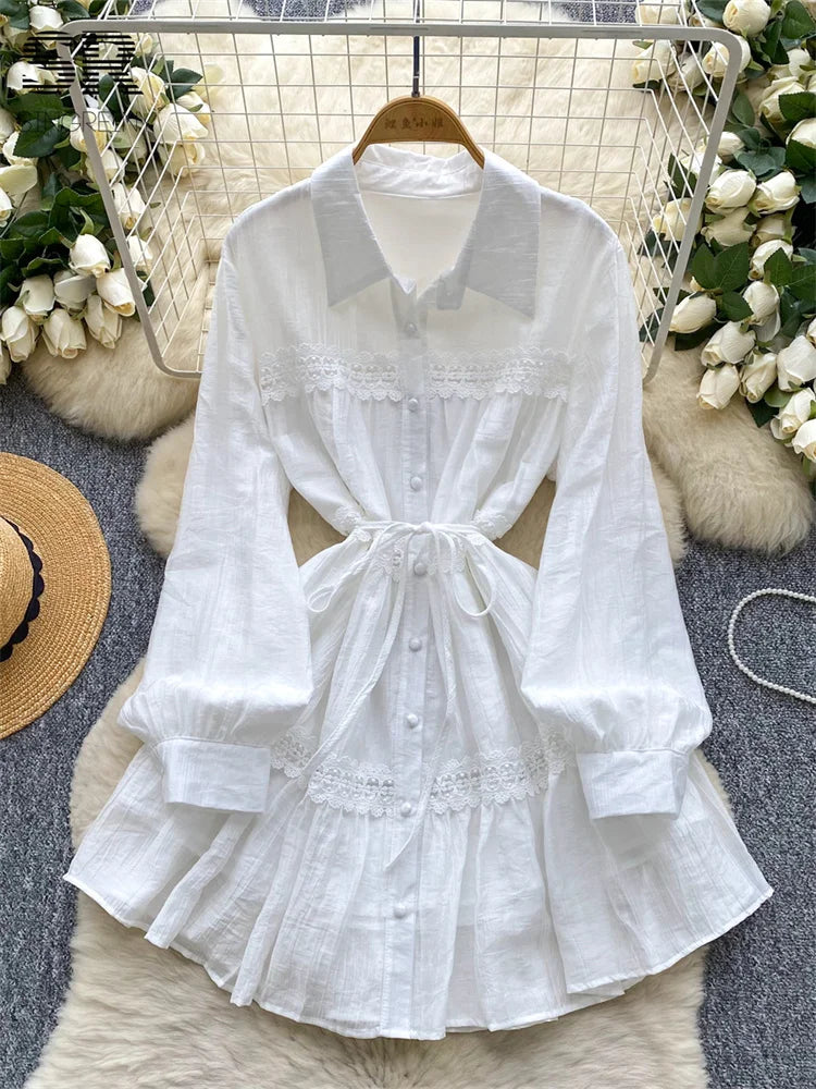 Gentle Korean Shirt Dress
