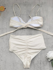 Vintage 3D Floral Bikini Set