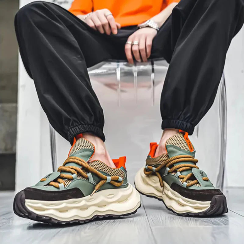 Latex Motion Chunky Sneakers