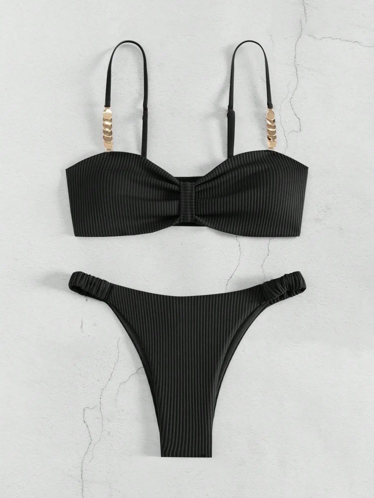 Sexy Front Bow Push Up Bikini Set