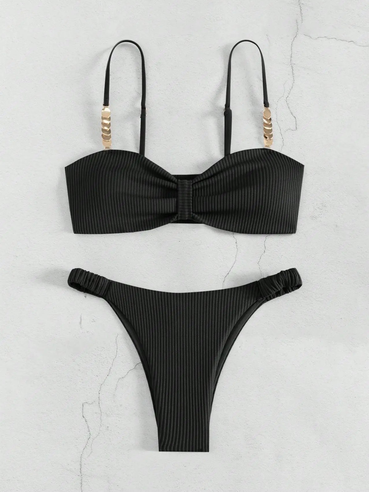 Sexy Front Bow Push Up Bikini Set