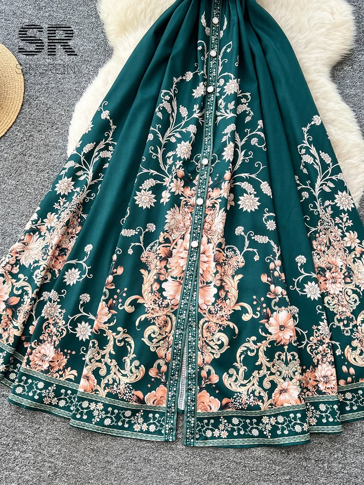 Artistic Print Classy Dress