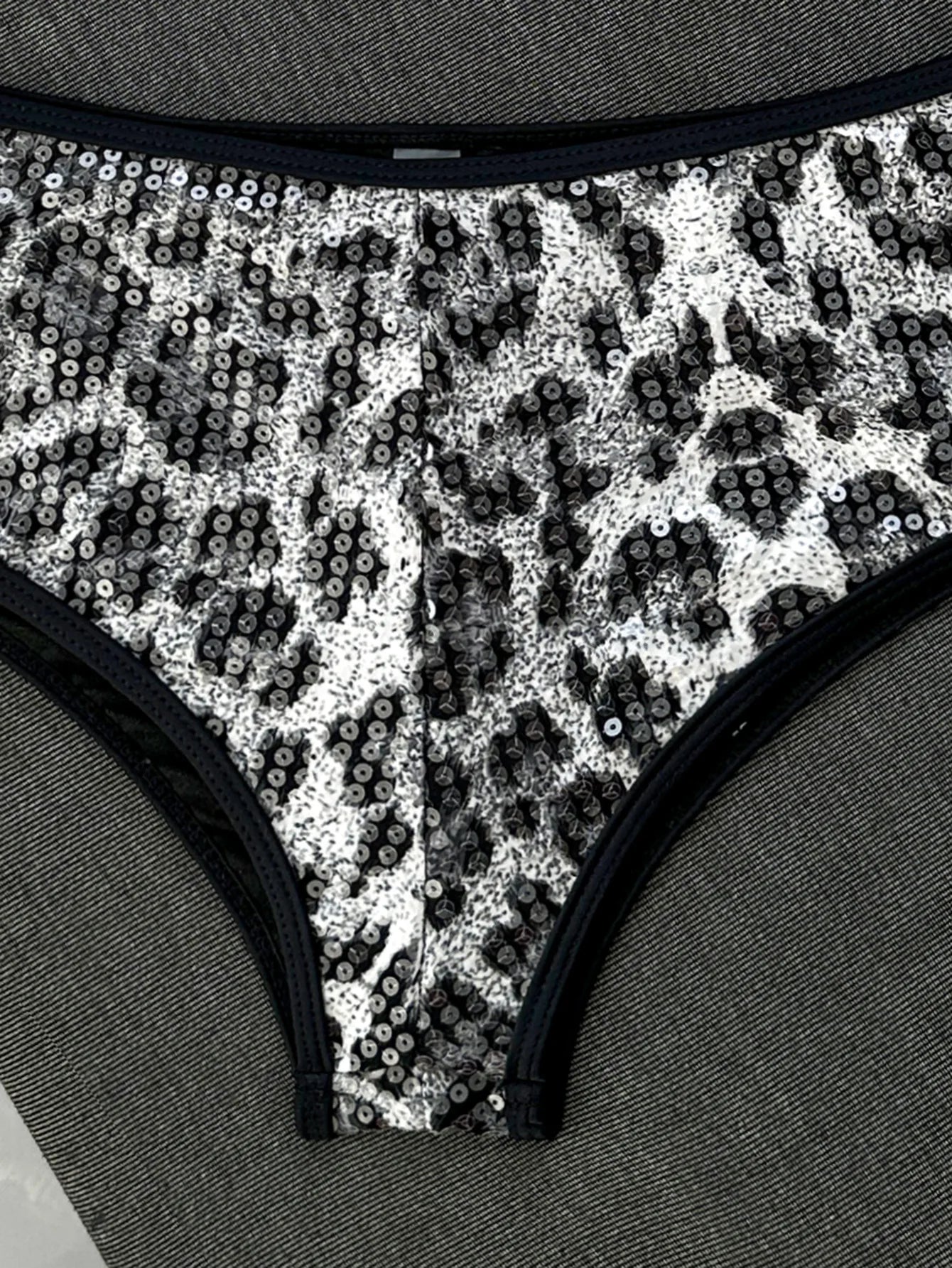 Sexy Shiny Sequin Bikini Set