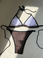 Women's Hollow Perspective Sexy Bikini Set