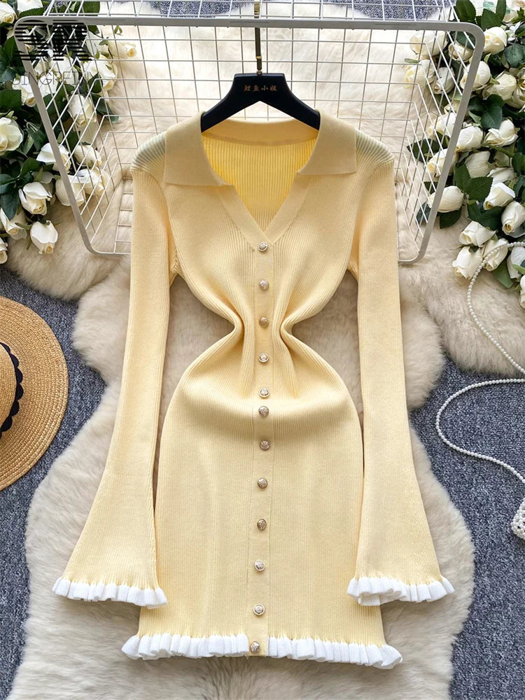 Autumn Sweet Basics Knit Dress