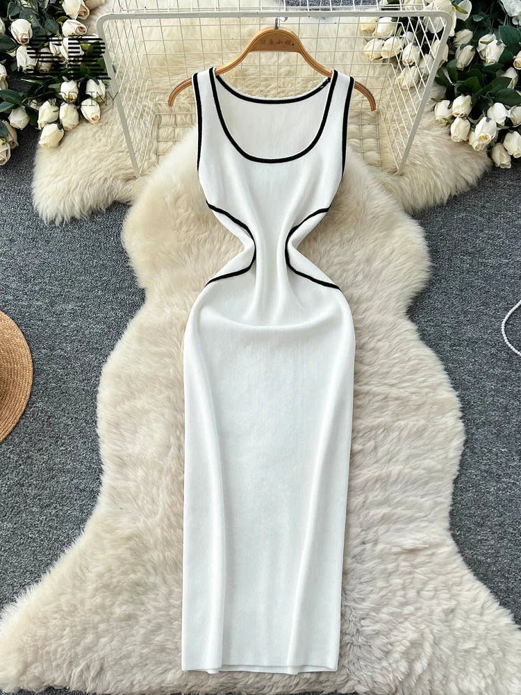 Minimalist Casual Knitting Dress