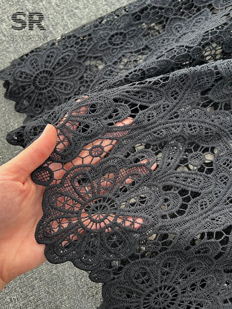 Lace Patchwork Dress