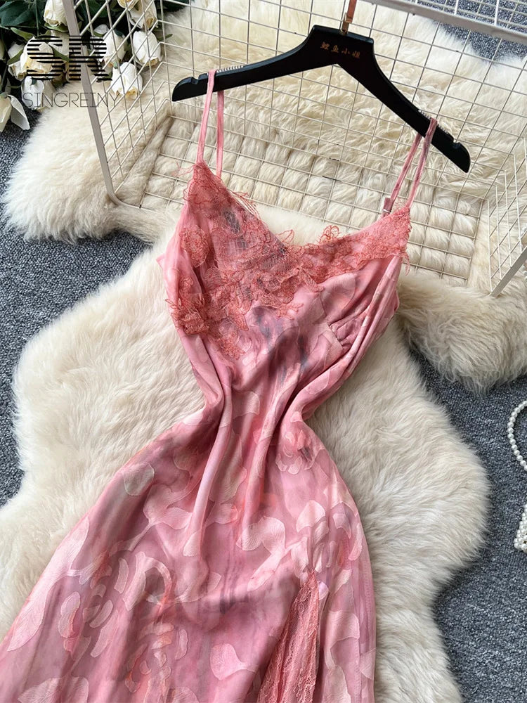 Holiday Lace Chiffon SunDress