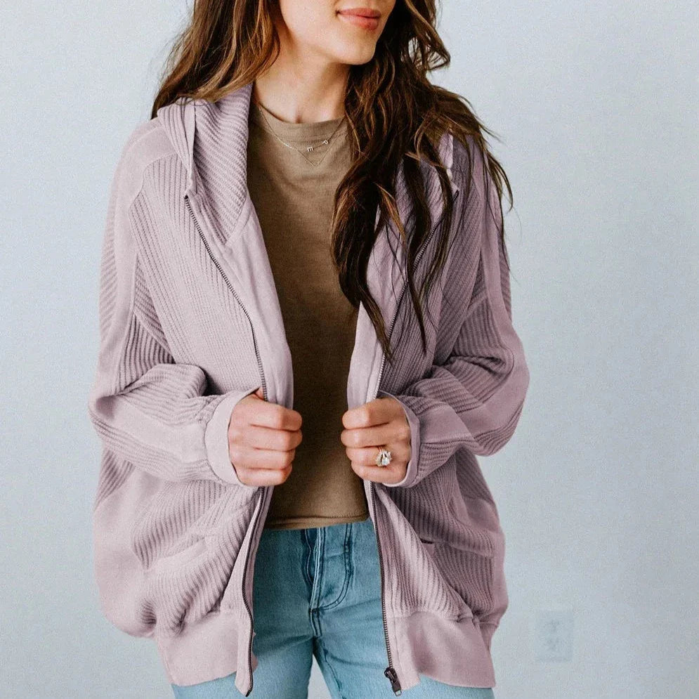 Waffle Wonderfall Zip-Up Hoodie