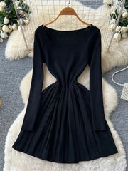 Simple Sensual Pleated Dress
