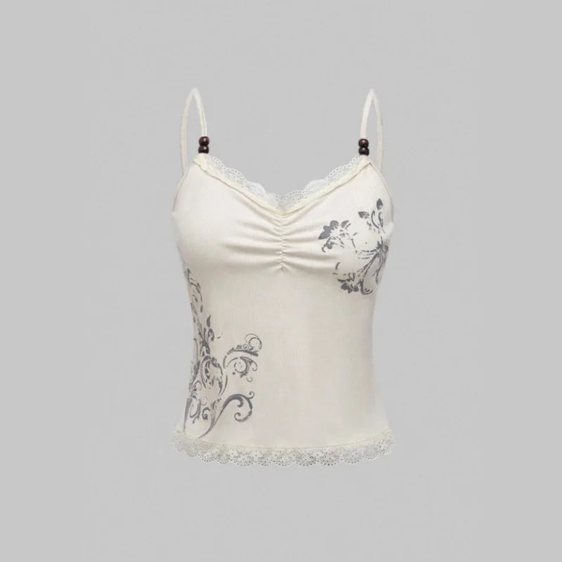 V Neck Cami Tank Top