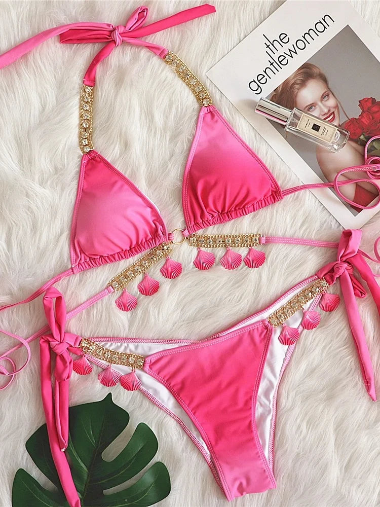 Luxury Rhinestones Bikini