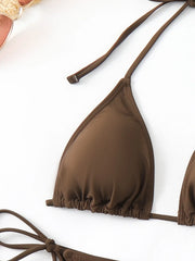 Sexy Mesh Dress 3 Piece Bikini Set