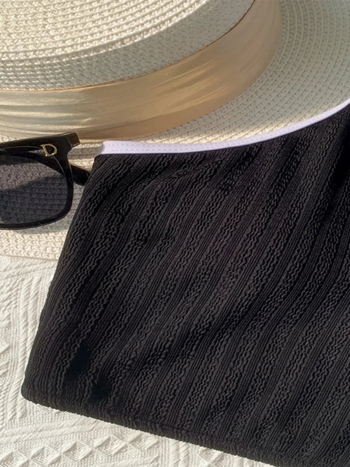 Sexy Black Two Piece Swimsuit