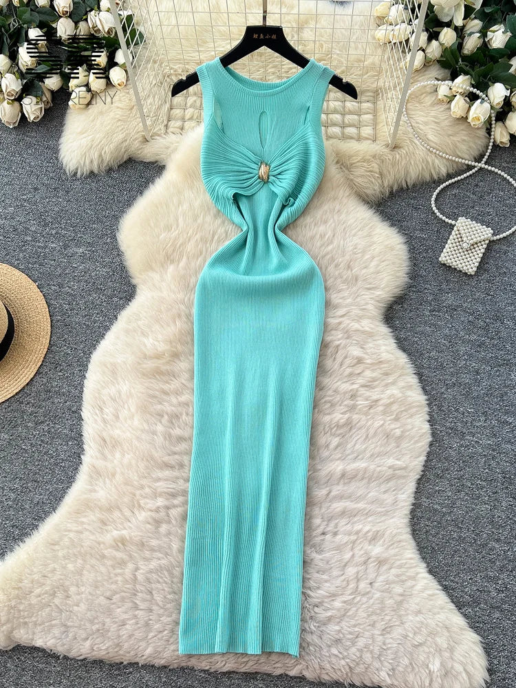 Hollow Out Feminine Dress