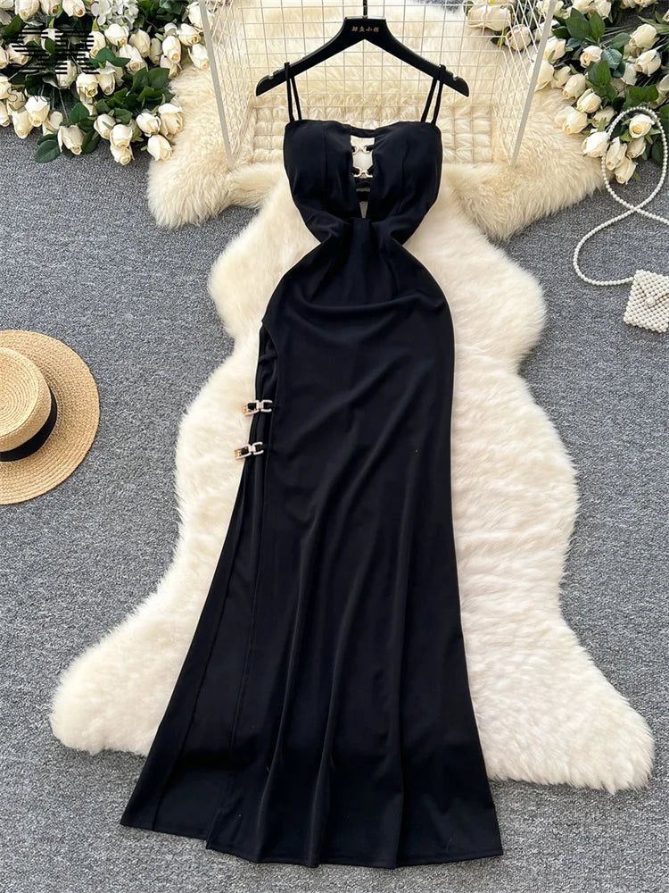 Senior Black Party Dress