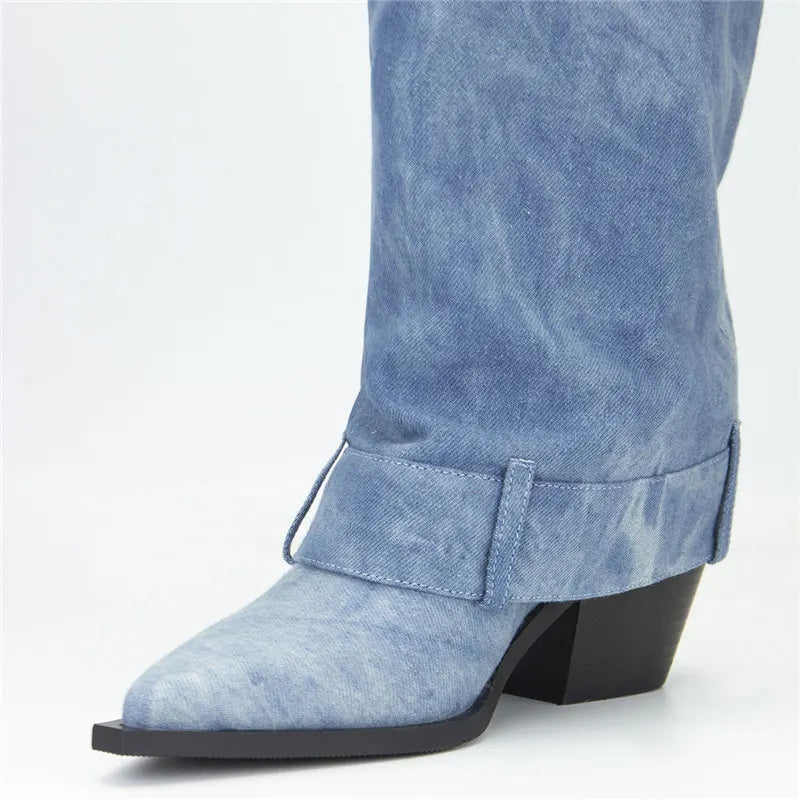 Syracuse Denim Boots