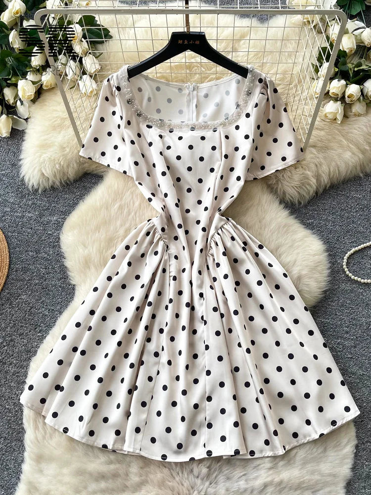 Polka Dot Stain Dress