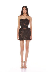 Sexy Strapless High Waist Wedding Guest Dress