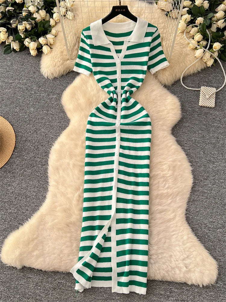 Vintage Striped Dress