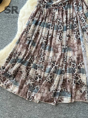 Leopard Artistic Print Dress