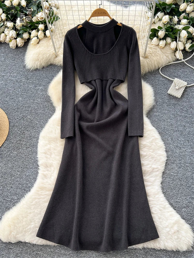 Halter Knit Dress