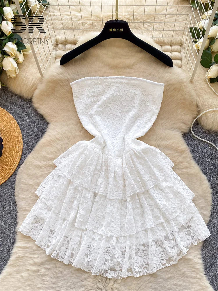 Ladies Floral Lace Dress