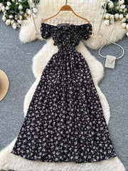 Vacation Floral A-line SunDress