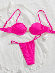 Sexy Hot Pink Bikini Set