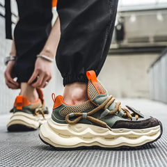 Latex Motion Chunky Sneakers