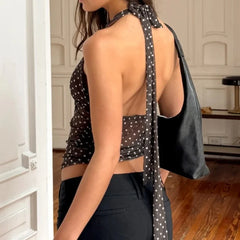 Y2k Polka Dots Tank Tops