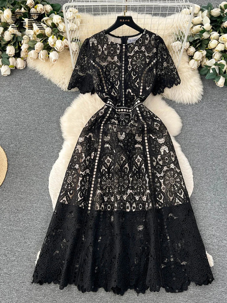 Lace Patchwork Dress