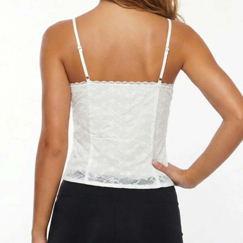 Eyelet Embroidery Cami Top