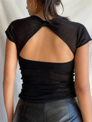 Sexy Backless Tops