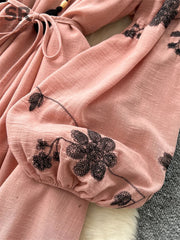 Vintage Embroidered Dress