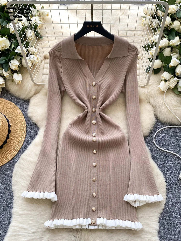 Autumn Sweet Basics Knit Dress