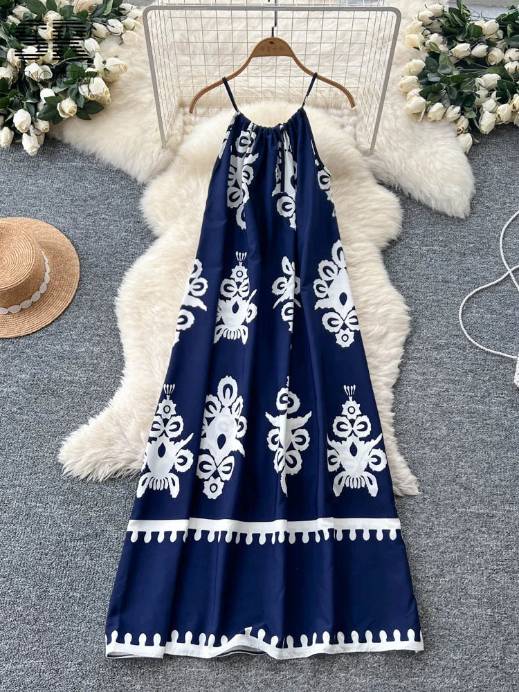Bohemian Print Beach Dress