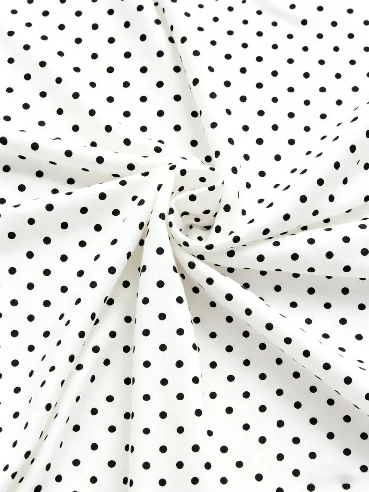 Mock Neck Polka Dot Printed Tank Top