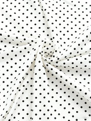 Mock Neck Polka Dot Printed Tank Top