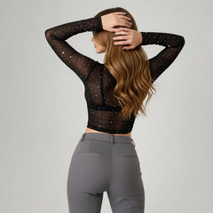 Lamuusaa Sexy Sequins Tops