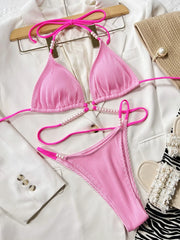 Sexy Pink Bikini Set