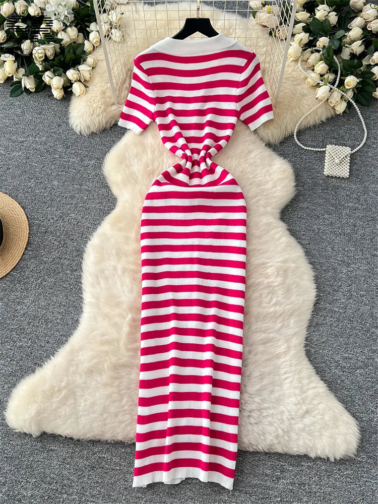 Vintage Striped Dress